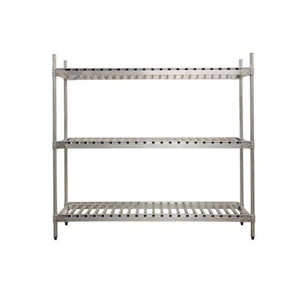 Prairie View Industries Prairie View KR2078.560-3 3 Tier Keg Shelving Aluminum Units; 20 x 63.75 in. KR2078560-3 - main